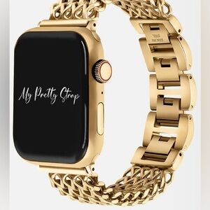 My Pretty Strap Gold 42MM Strap and Watch Cover for Apple Watch